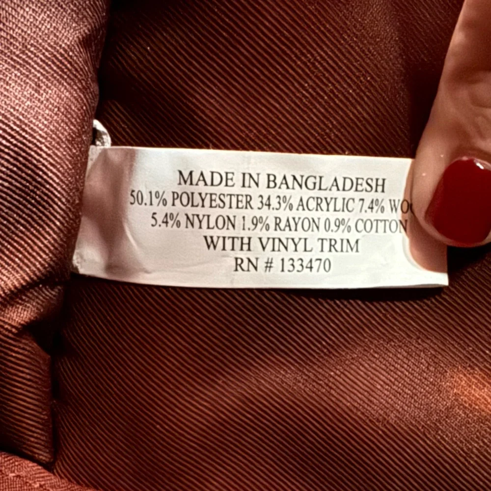 Frye & Co. Easton Mini Bucket Bag – Soft Plaid/Rum Raisin – NWT - Picture 8 of 8